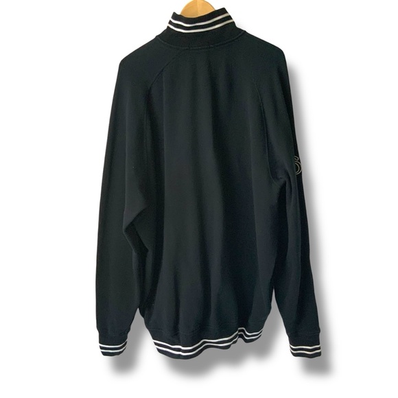 POLO by RALPH LAUREN Black 67 Varsity Jacket Preppy Vintage Dark Academia 2XLT - Picture 2 of 9